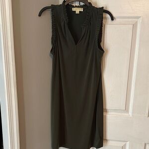 Michael Kors Olive Ruffle Dress